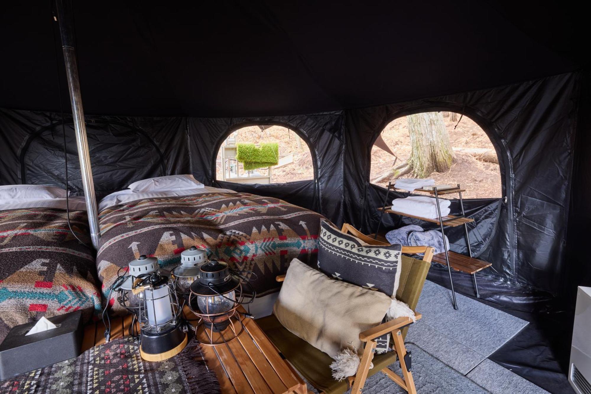 Luxury tent Tocoro. Mt.fuji Camp&glamping Fujikawaguchiko