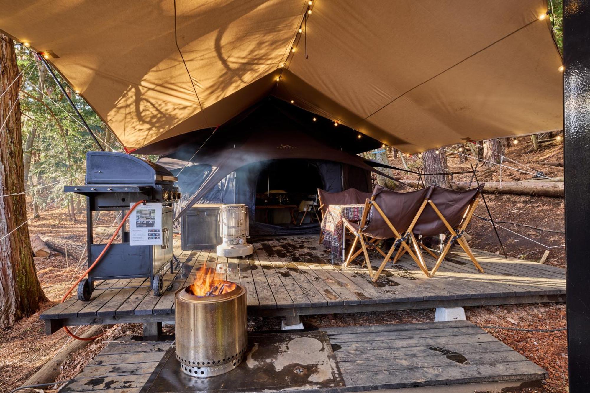 Luxury tent Tocoro. Mt.fuji Camp&glamping Fujikawaguchiko