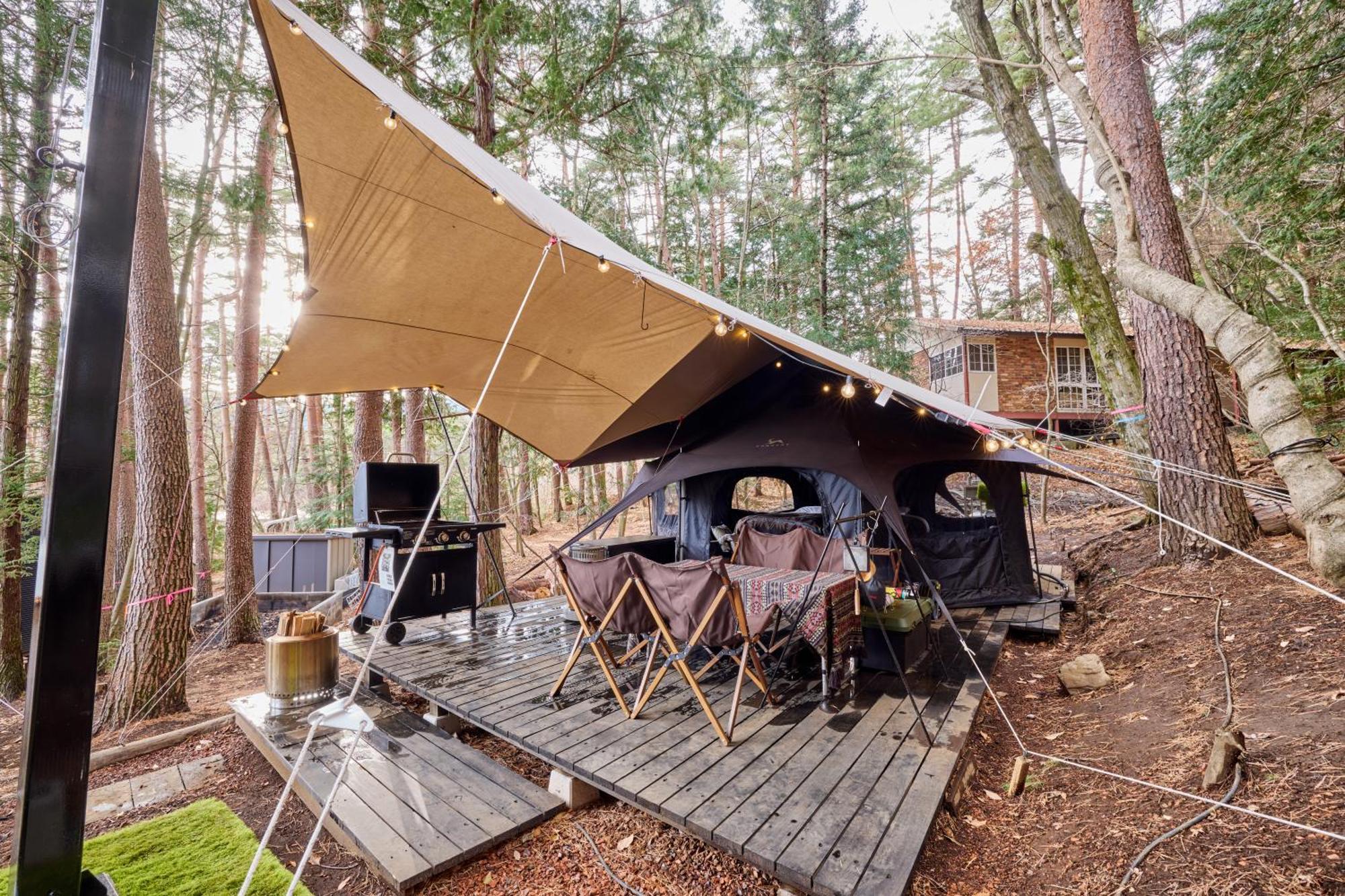 Luxury tent Tocoro. Mt.fuji Camp&glamping Fujikawaguchiko