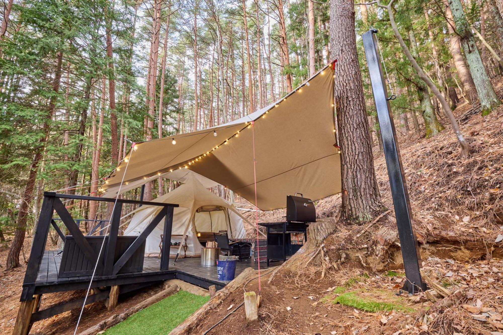 Luxury tent Tocoro. Mt.fuji Camp&glamping Fujikawaguchiko